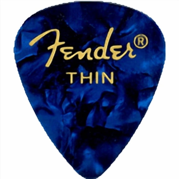 351 Shape Premium Picks, 12 Pack, Blue Moto, Thin