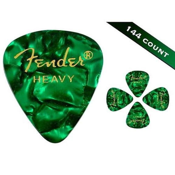 351 Shape Premium Picks, Heavy, Green Moto, 144 Co