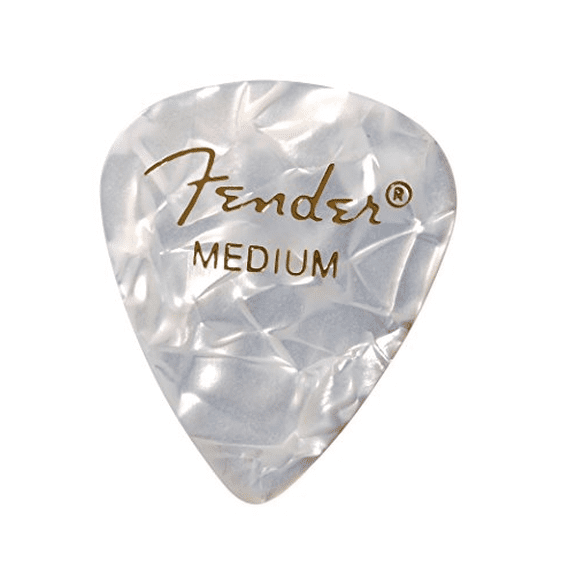 351 Shape Premium Picks, Medium, White Moto, 144 C