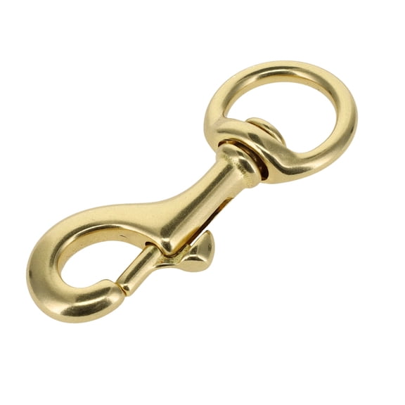 3511 3/4" Natural Brass, Swivel Bolt Snap, Solid Brass-LL