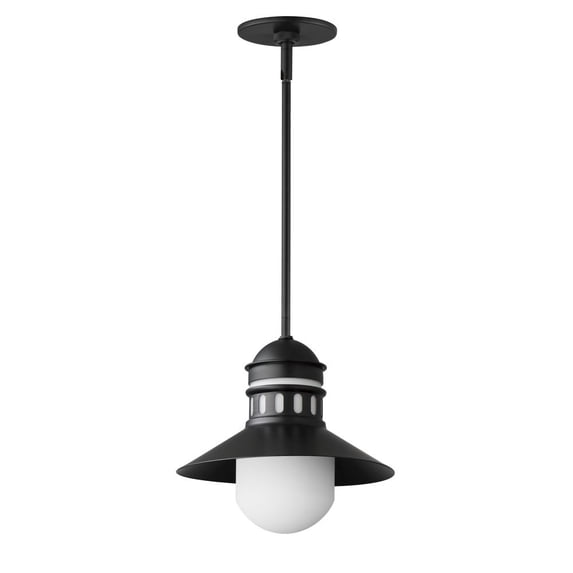 35121SWBK-Maxim Lighting-Admiralty - 1 Light Outdoor Pendant-11.75 Inches Tall and 12 Inches Wide-Black Finish