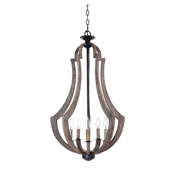 35135-WP-Craftmade Lighting-Winton - Five Light Island -Traditional Installation