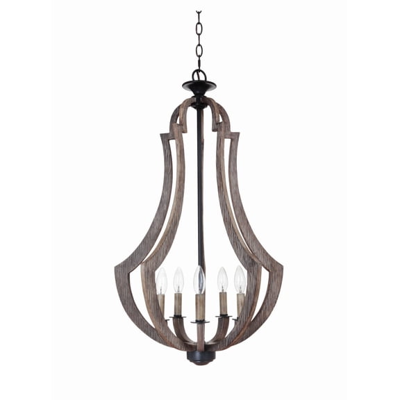 35135-WP-Craftmade Lighting-Winton - Five Light Island -Traditional Installation