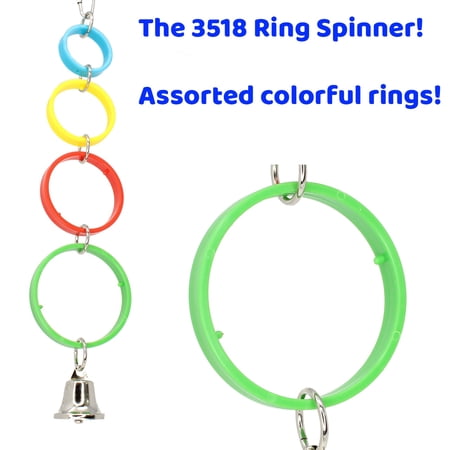 3518 Ring Spinner Bird Toy