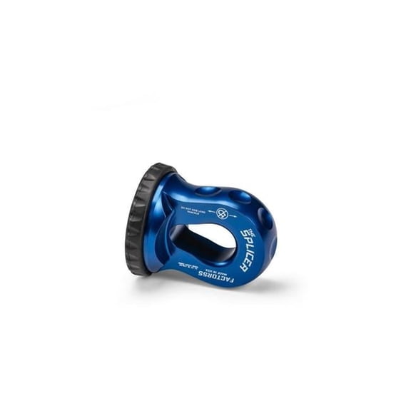 35202 0.38-0.5 in. Splicer Synthetic Rope Shackle Mount, Blue