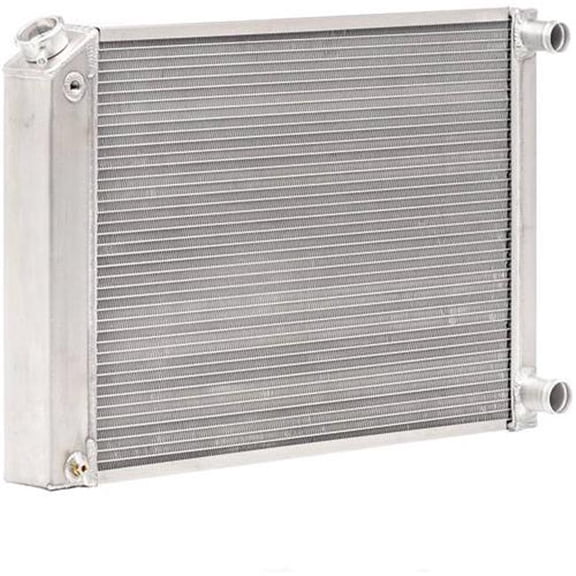 35202 Bone Yard Radiator 26.50 x 19.50 x 3.00 in. D Pass Inlet & Pass Outlet Aluminum - Natural