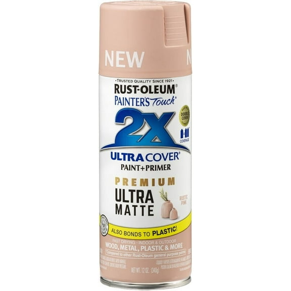 355035 Spray Paint Matte Pink 2X per 6 EA