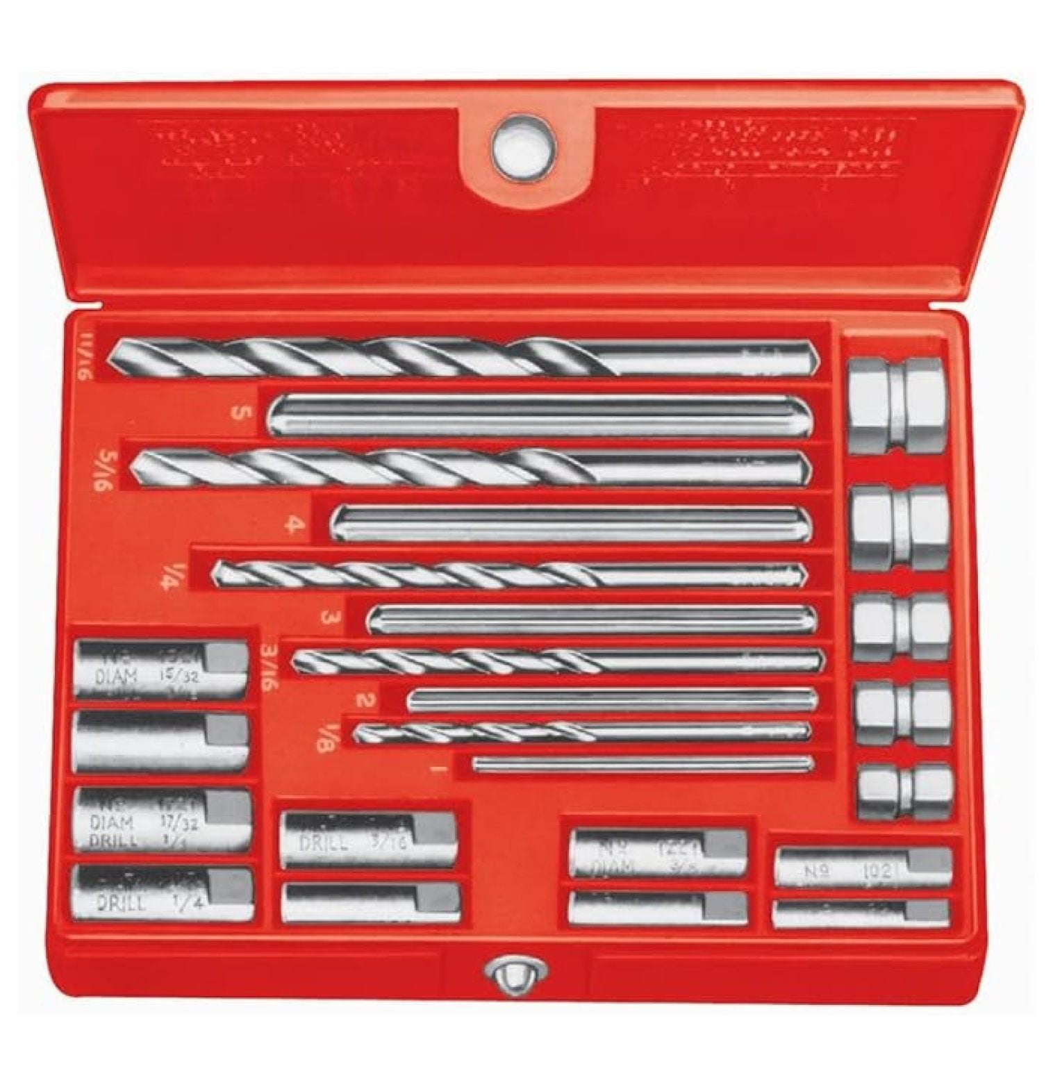 35585 10 Screw Extractor Set, 1/4-inch to 1/2-inch Broken Screw ...