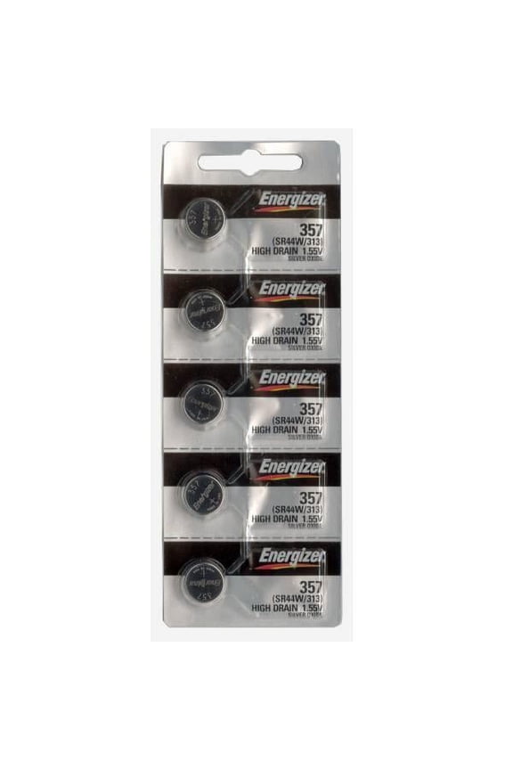 #357 SR44W Energizer Watch Batteries 5Pcs