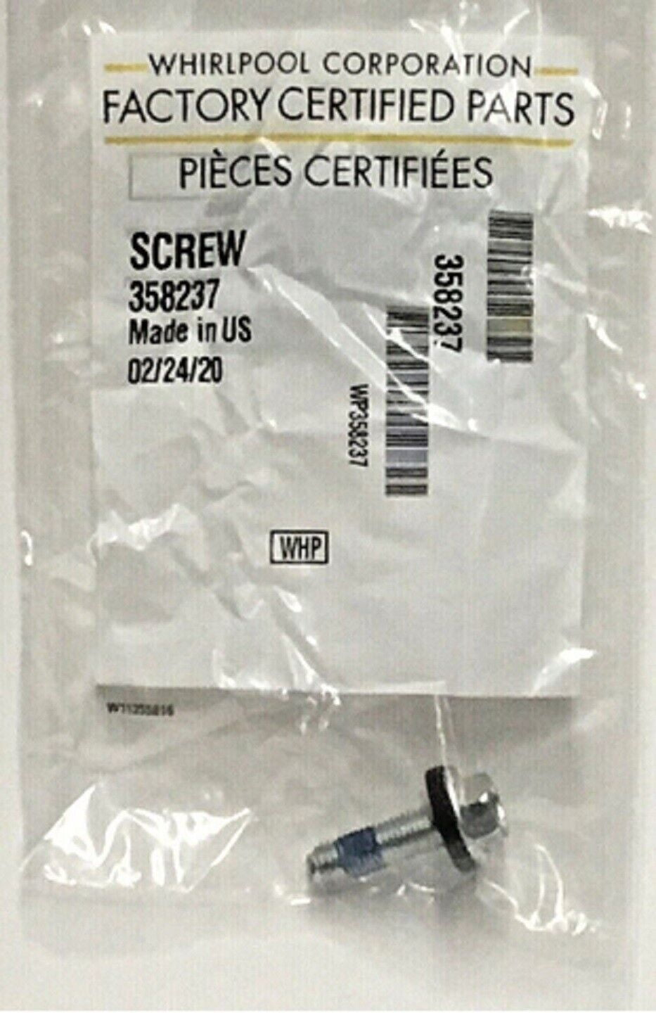 357082 OEM Washer Agitator Screw