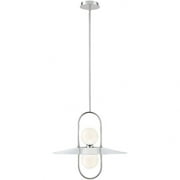 35898-023-Eurofase Lighting-Millbrook - 20 Inch 20W 2 LED Chandelier-Chrome Finish