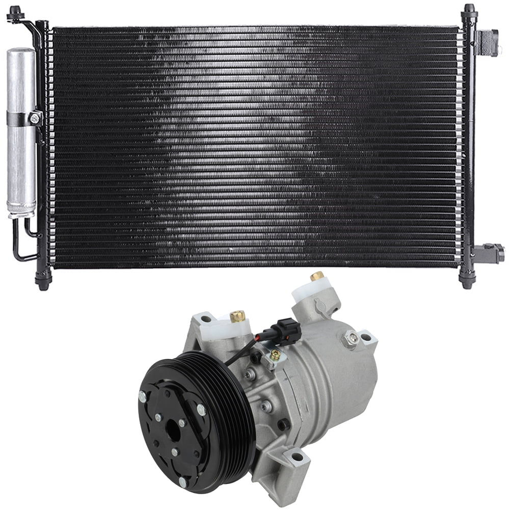3594 A/C Condenser and CO 29195C A/C Compressor Compatible with 2009 ...