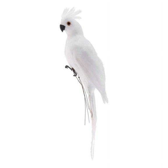 35CM Foam Macaw Lawn Doll Decoration Fake Animal Bird