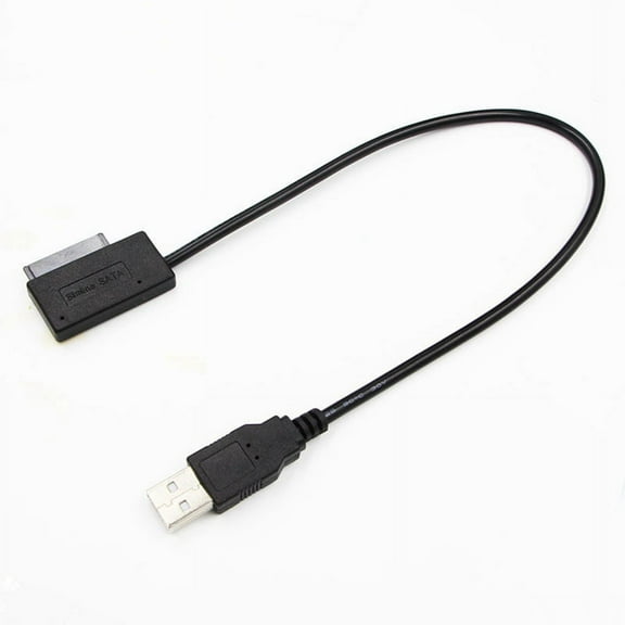 35CM USB Adapter PC 6P+7P CD DVD Rom SATA to USB 2.0 Converter Slimline Sata 13 Pin Drive Cable for PC Laptop Notebook