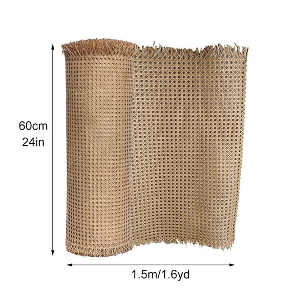 35Cm/40Cm/45Cm/50/60Cm Rattan Mesh Roll Sheet Webbing Caning Material For Chairs Kit Multi-Size Options