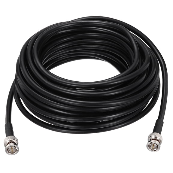 35FT 6G-SDI Cable, BNC Male to Male Cable 75 Ohm RG59 Coaxial Video Connect Jumper Video Camera Wire for Camera Surveillance Supports HD-SDI/3G/6G-SDI/4K/8K, Black