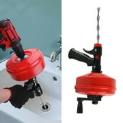 35Ft Drain Auger, Dual-Purpose Mode Drain Snake Tool,Professinal Plumbing Snake E0491