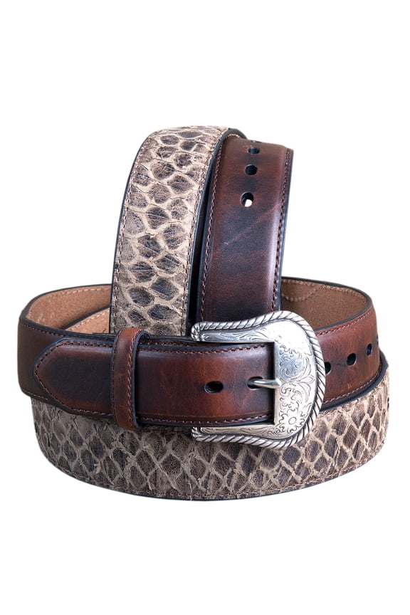 35JD 38" Roper Western 1.5" Crazyhorse Distressed Leather Mens Cowboy Belt  Brown