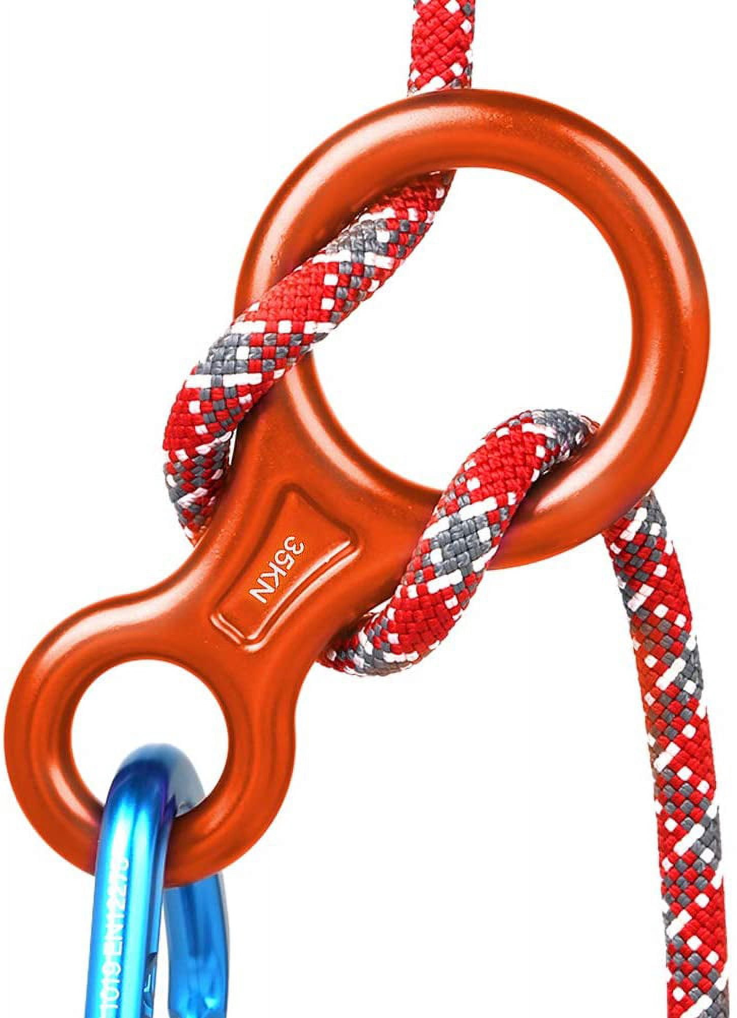Descendeur Escalade TRIWONDER Figure 8 - Alliage Aluminium 35kN - Pour Cordes 8-13mm