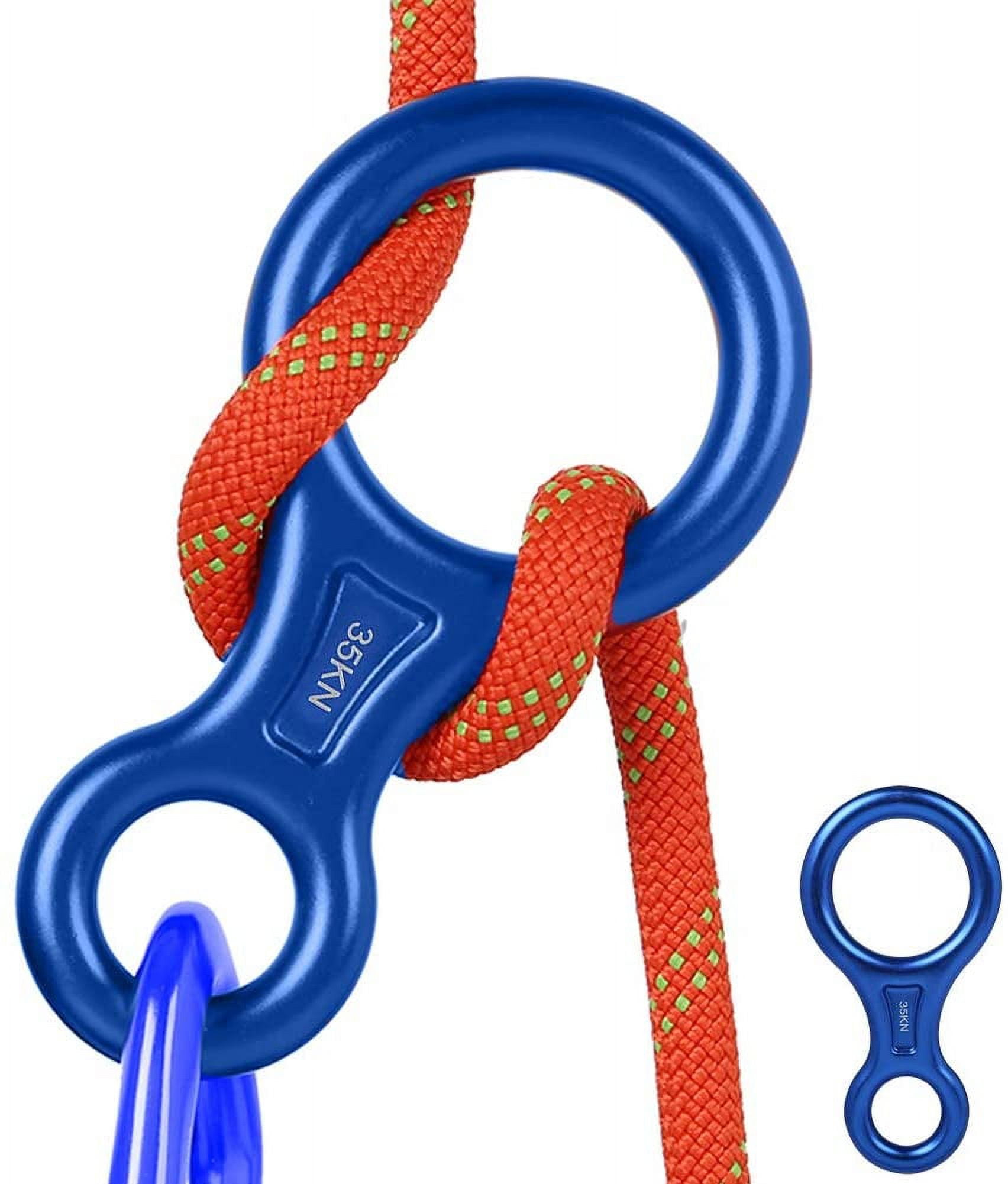 35KN Figure 8 Descender, Rescue Figure 8 Rappelling Gear Belay Device ...