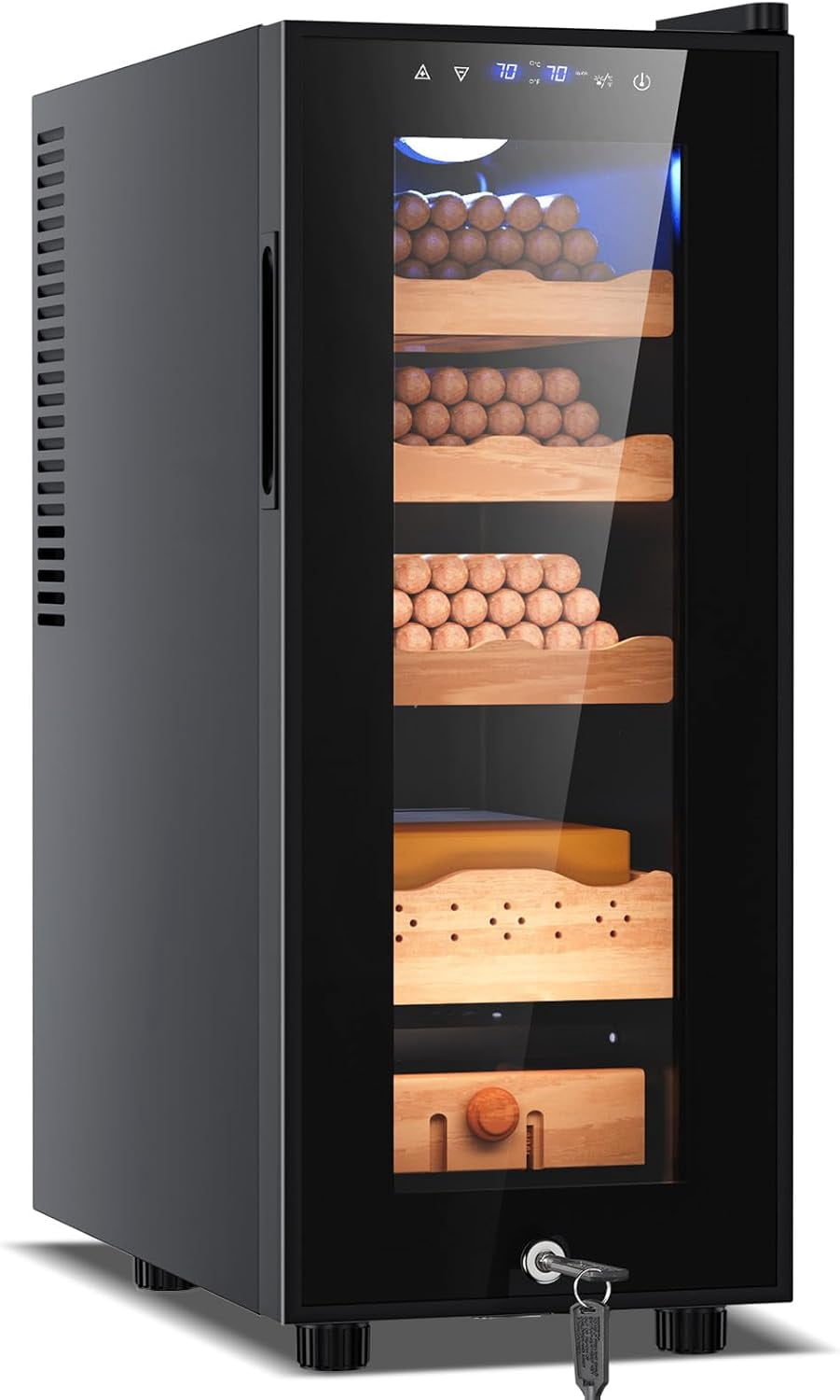 35L Electric Humidor Cabinet, Humidor with Temp & Humidity Control ...
