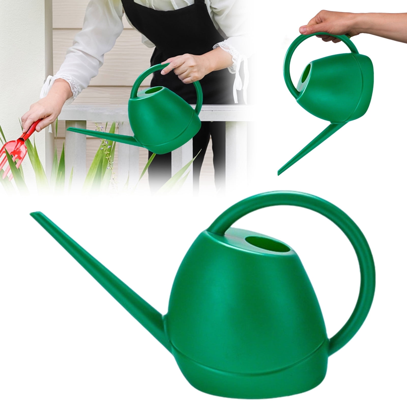 35L Garden Watering Can Long Spout Detachable Shower Head Indoor Outdoor Pot