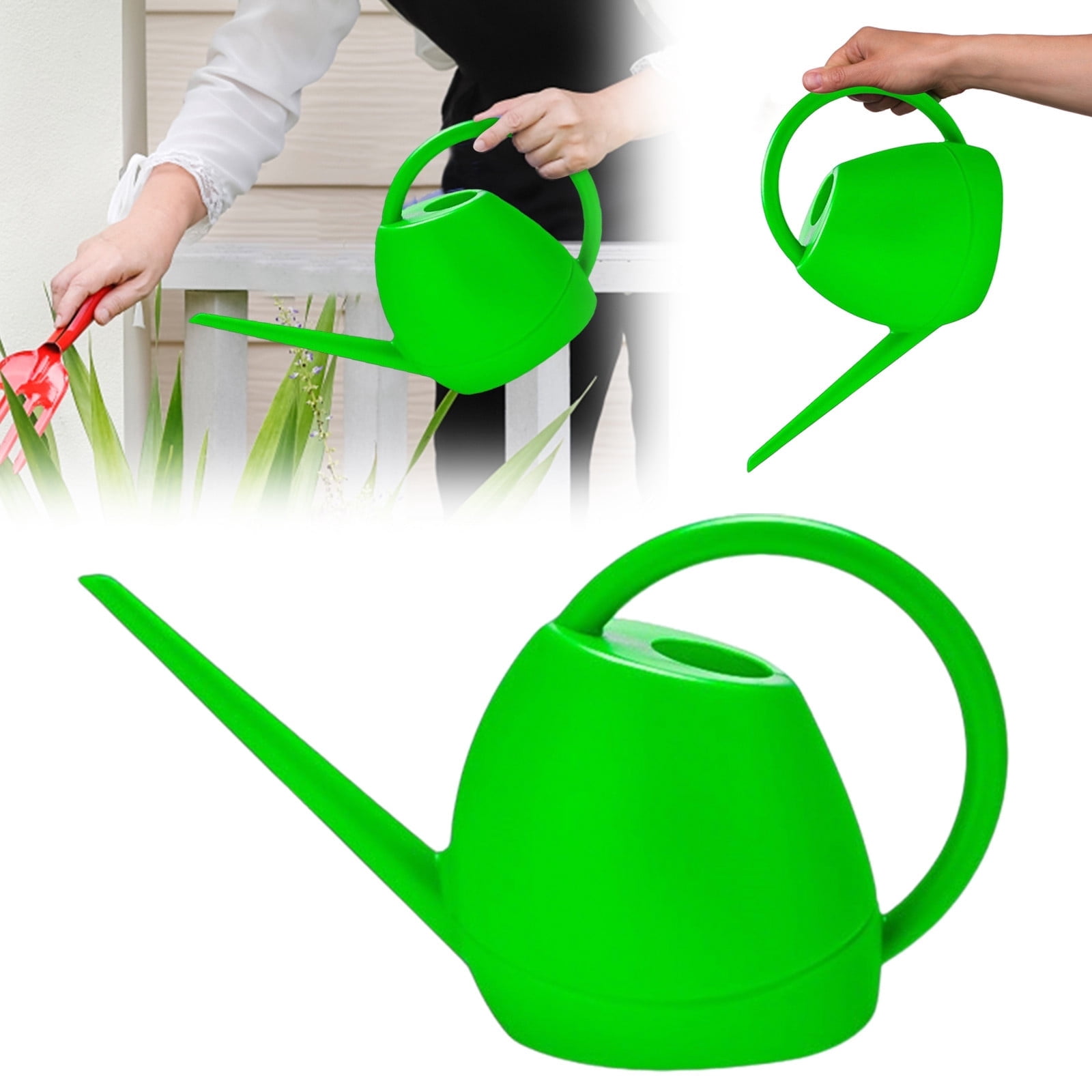 35L Garden Watering Can Long Spout Detachable Shower Head Indoor Outdoor Pot