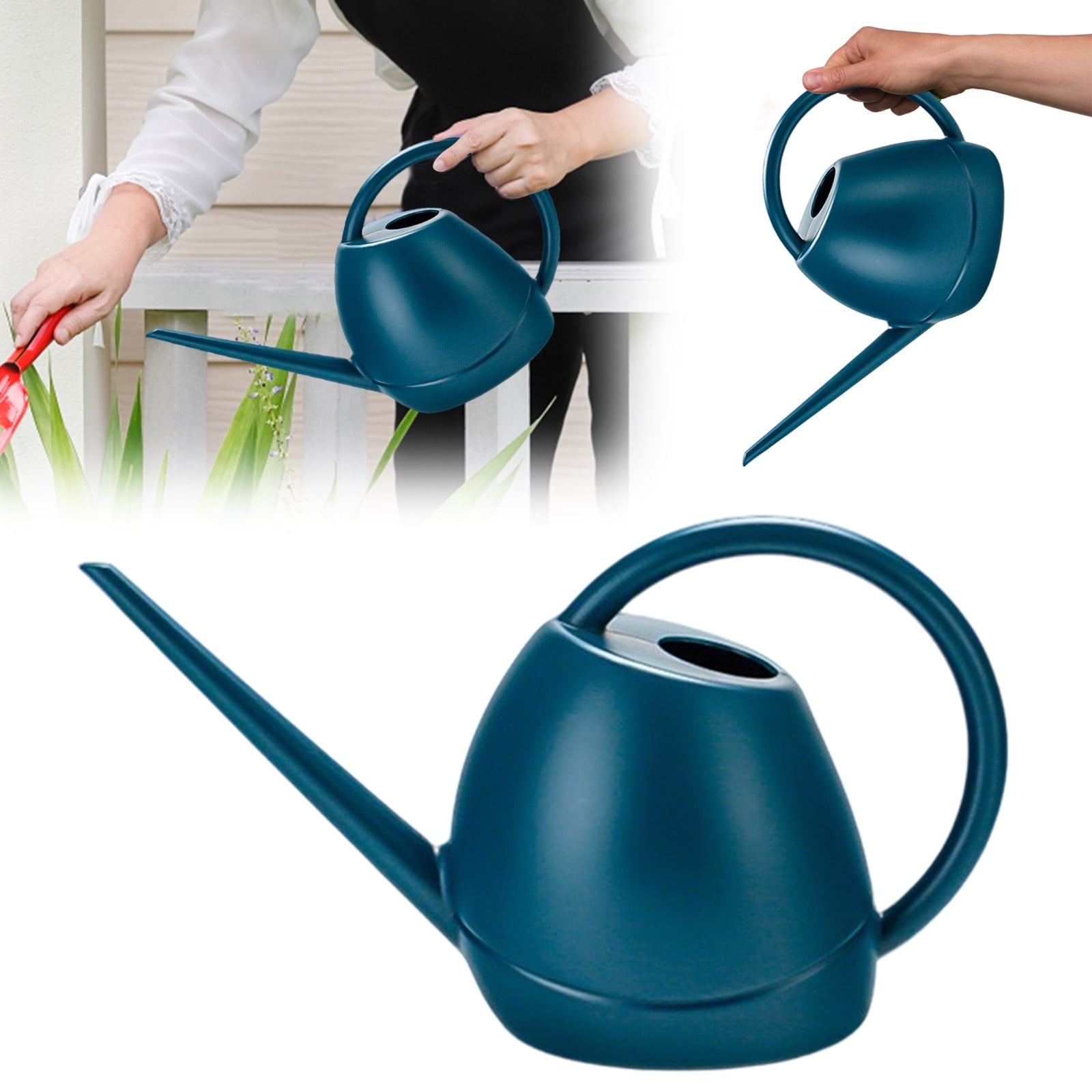 35L Large Capacity Garden Watering Can Long Spout Detachable Shower Head Lightweight Indoor Outdoor Flower Pot