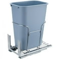 35L Undermount PullOut Trash Can with Slide, Handle, and Door Mounting Kit Heavy Duty Garbage
