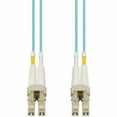 thumbnail image 1 of 35M FIBER LC M/M OM4 UPC DUPLEX LSZH AQUA PATCH CABLE, 1 of 2