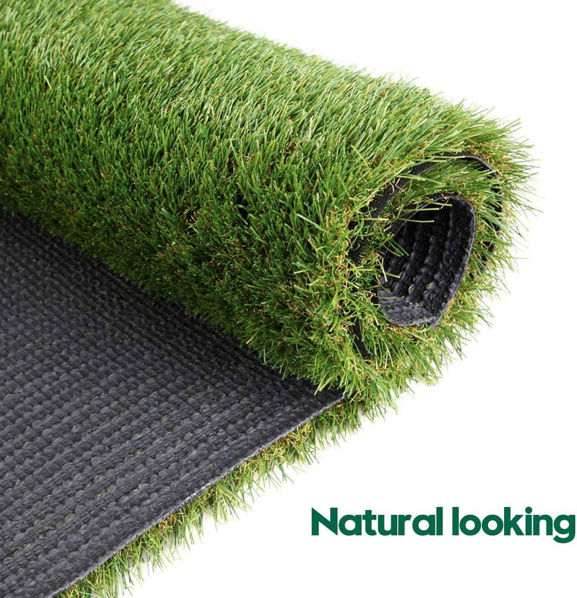 35mm Artificial Turf Lawn Fake Grass 138 Pile Height Realistic Synthetic 0375