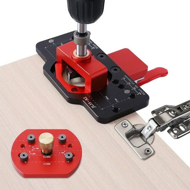 35Mm Concealed Hinge Boring Jig Hole Drilling Guide Locator Puncher