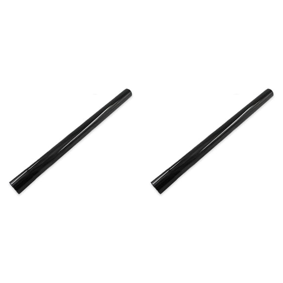 35Mm Diameter Extension Tube,Vacuum Extension Wands,Replacement Vacuum Cleaner Extension Pipe Tubes,Anti-Deform Hard Tube, Flexible Angle Adjustment, Universal Multi-Brand Fit(Black*2,17.72x1.38")