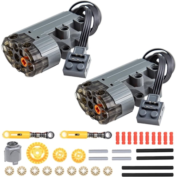 35PCS 88004 Power Functions Enhanced Black Servo Motor Compatible with Lego Technical Parts Assembled Building Blocks Car Toys MOC Bricks Power Up
