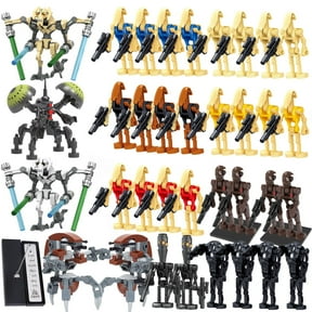 35PCS Clone Wars Battle Droids Army Action Figures Building Blocks Toys Set, Commando Droids Super Battle Droids