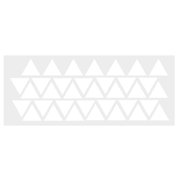 35PCS Triangle Shape Removable DIY Wall Sticker PVC Vinyl Art Decal Home Room Decor White 7CM