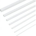 thumbnail image 1 of 35Pcs 7 Styles ABS Plastic Square Hollow Tubes DIY Handmade Sand Table Material Model Building White 300x2~10x2~10mm Hole: 2~7x2~7mm 5pcs/style, 1 of 6
