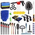 thumbnail image 1 of 37Pcs Car Wash Detailing Kit Cleaning Kits with Foam Gun Sprayer  Brush Large Wash Mitt Towels Complete Interior Exterior Car Washing Supply S, 1 of 11