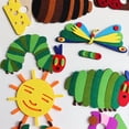 thumbnail image 1 of 35Pcs The Very Hungry Caterpillar Felt Story Set, Story Telling Apron for Preschool Teachers, Interactive Classroom Dramatic Play & Early Learning Educational Toy, 1 of 10