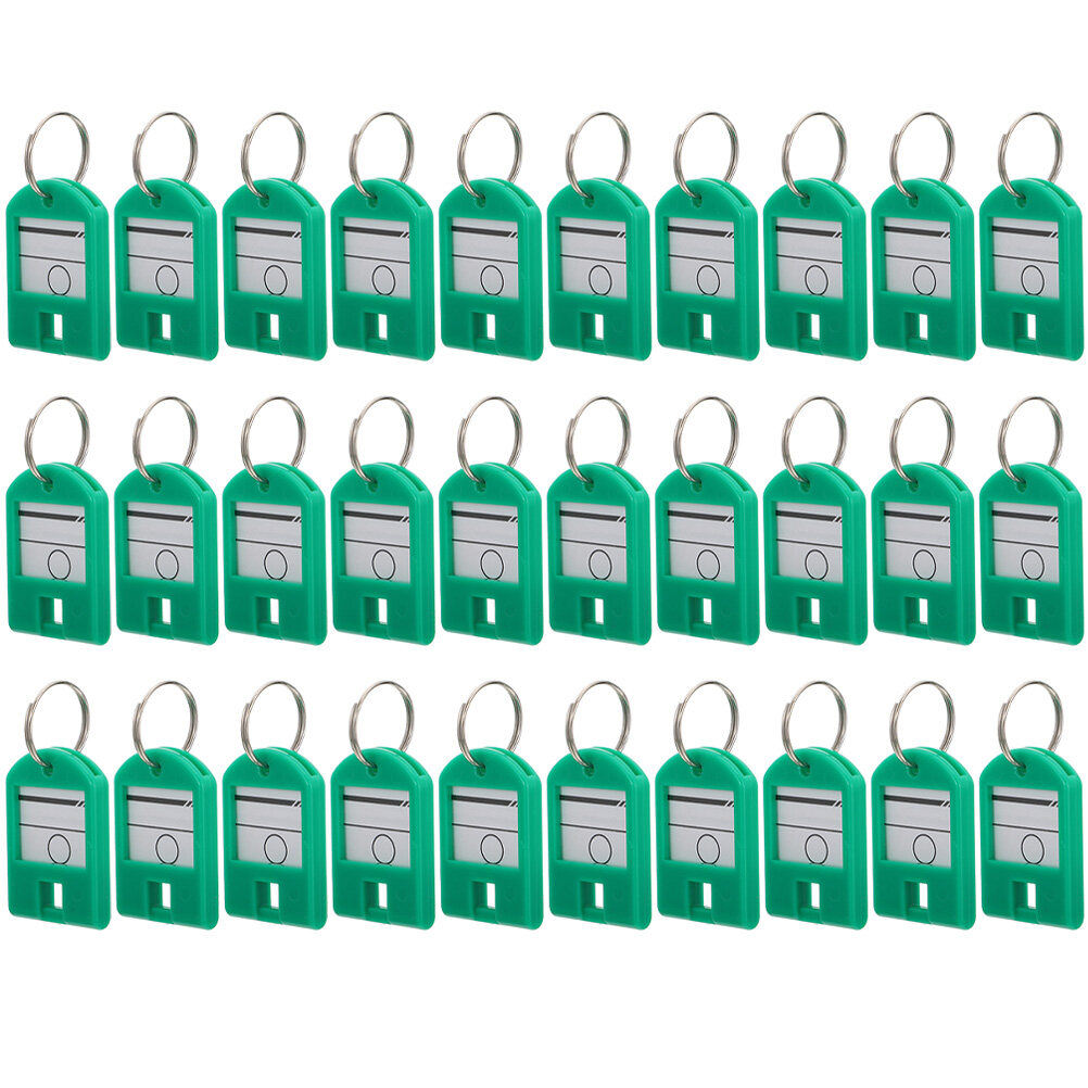 35Pcs Key Labels Key Identifiers Hanging Keychain Tags Vibrant Labeled ...