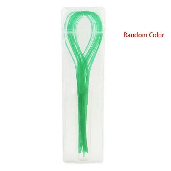 35Pcs/Set Dental Floss Threaders Needle Tooth Brackets Wire Holders Between Orthodontic Bridges Traction Braces Random Color