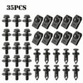thumbnail image 1 of 35Pcs for Lincoln Engine Under Cover Splash Shield Guard M6 Bolts & U-nut Clips, 1 of 12