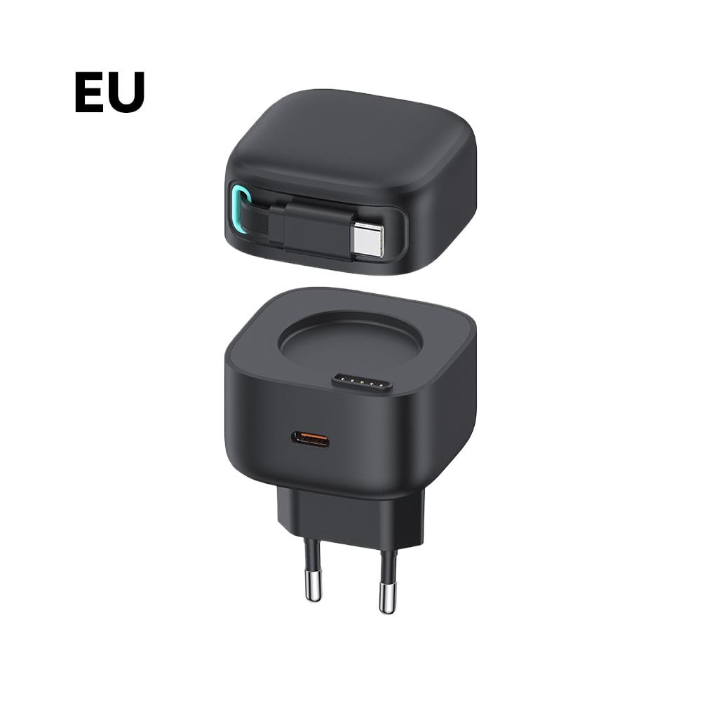 35W GAN Fast PD Charger USB C Ports Retractable Type C Cable TGY