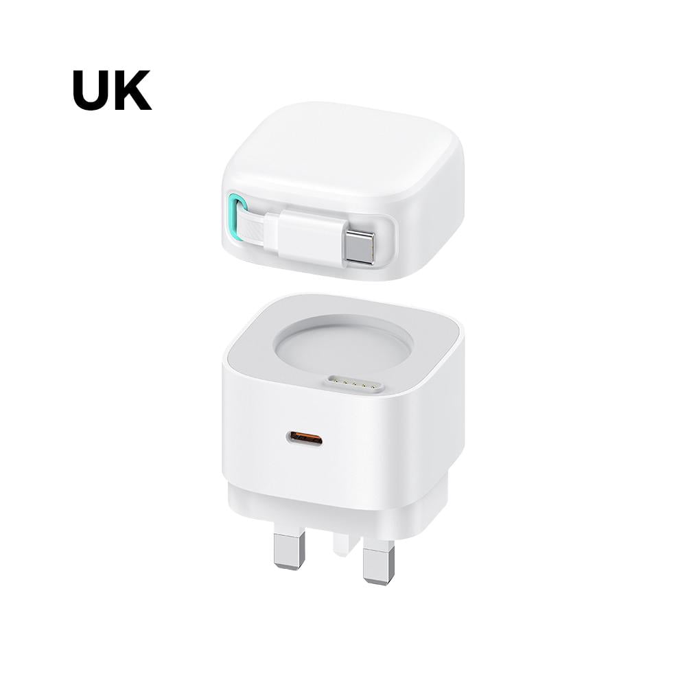 35W GAN Fast PD Charger USB C Ports Retractable Type C Cable TGY