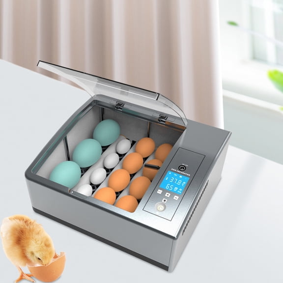 35W Multi-functional Fully Automatic Digital Household Egg Incubator Machine ABS+PP Household Egg Incubator