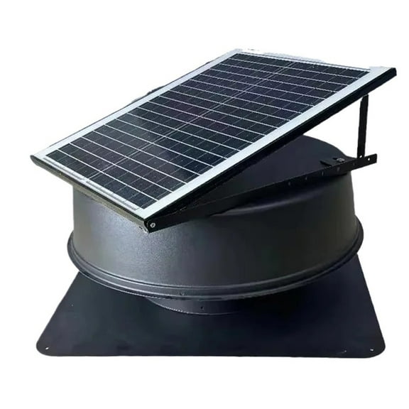 35W Naturally Powered Solar Air Conditioning Attic Vent Rooftop Exhaust Fan Heat Extraction Warehouse Loft Roof Ventilation
