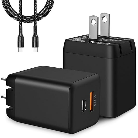 35W Power Adapter，Type-C Fast Charger，for DJI Mini 4 Pro/3/3 Pro/2 SE/Mavic Mini, Avata/Avata 2,OP 3,OA 3/4, Controller,Hub，Accessories,with C to C Cable