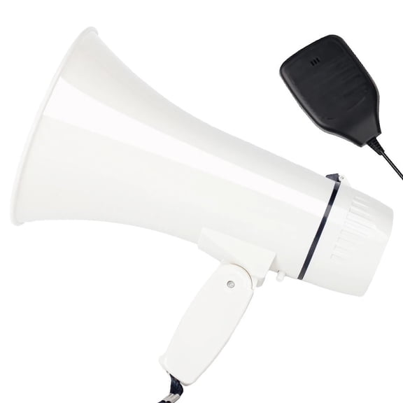 35W Power Portable Megaphone Speaker Bullhorn Handheld Microphone Built-in Siren ,Loud Volume