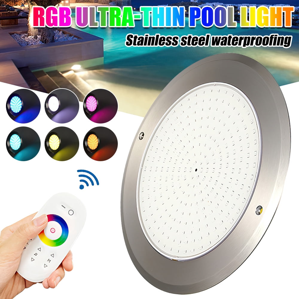 35W Underwater RGB LED Light Mobile APP + Remote Control Swimming Pool ...