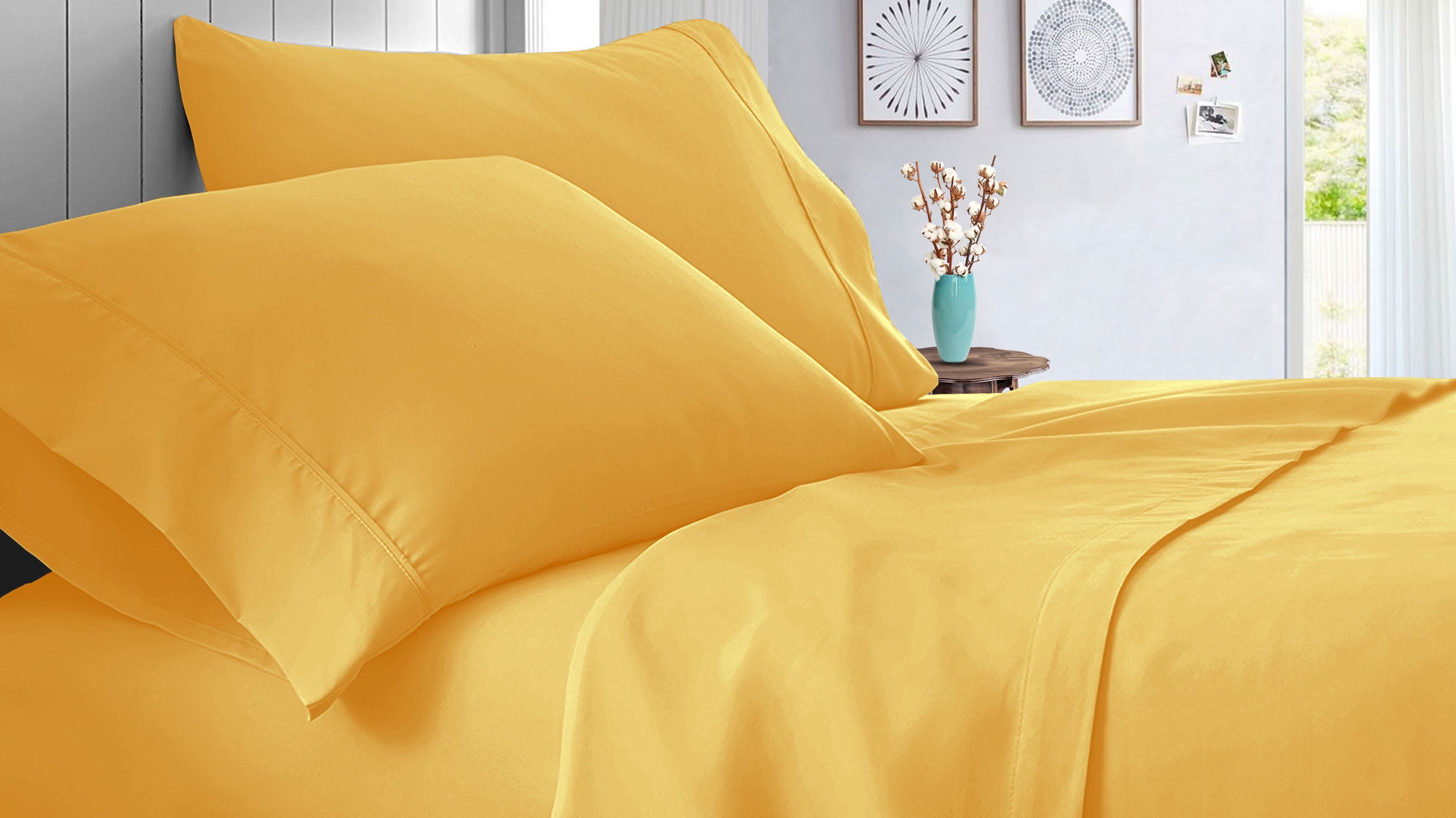 35X72" Cot Bed RV Bunk & Truck Sleeper 4 piece sheet set 1000 TC Bed